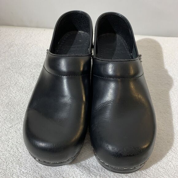 Dansko Cabrio Black Clogs Womens 36 USA 5.5-6 Nursing Shoes - Picture 3 of 9
